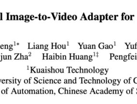 即插即用，完美兼容：SD社区的图生视频插件I2V-Adapter来了