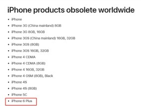 iPhone 6 Plus被列入过时产品  iPad mini 4为复古产品