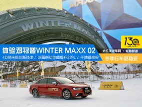 冬季行车稳 体验邓禄普WINTER MAXX 02