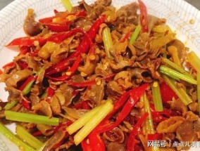 开胃的“酸辣鸡胗”脆嫩爽口 米饭的最佳伴侣 一次一盘不够吃