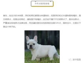 法斗算不算烈性犬