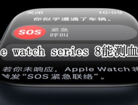 apple watch series 8能测血压吗