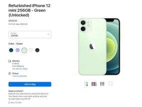 iPhone 12 mini官翻版上架苹果官网 售价约3850元